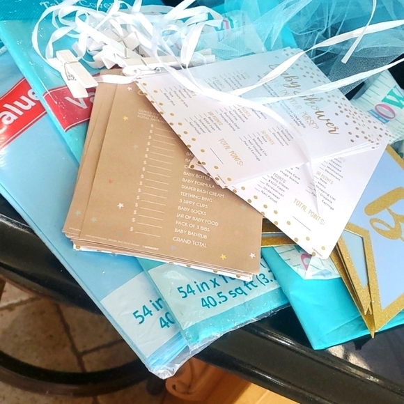 Baby shower supplies